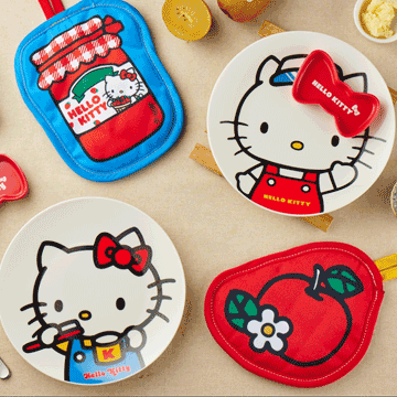 Sanrio Hello Kitty Taiwan PX Mart Limited 2 Dish Plate Set Type A