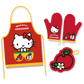 Sanrio Hello Kitty Taiwan PX Mart Limited Apron & Kitchen Gloves & Met Set Type B