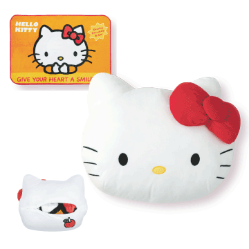 Sanrio Hello Kitty Taiwan PX Mart Limited Plush Doll & Blanket Set Type B