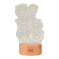 Line Friends x BTS BT21 Taiwan Family Mart Limited Wooden Night Light Trading Figure