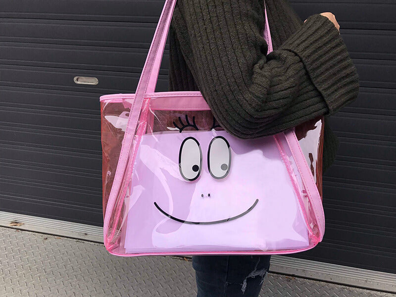 Barbapapa Taiwan Family Mart Limited 12" Plastic Tote Bag