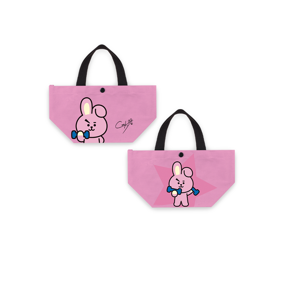 Line Friends x BTS BT21 Taiwan Family Mart Limited 12" Canvas Tote Bag Cooky ver