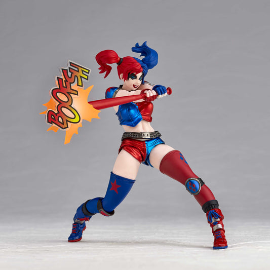 Kaiyodo Revoltech Amazing Yamaguchi 015EX2 DC Comics Harley Quinn AmiAmi Limited Edition Action Figure