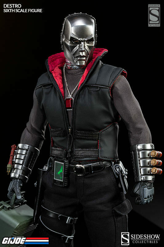 Sideshow 1/6 12" A Real American Hero G.I. Joe Destro Enemy Weapons Supplier Action Figure