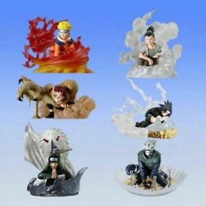 Bandai Naruto Gashapon Real Collection Part 3 6 Trading Figure Set