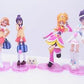 Bandai Pretty Cure Splash Star Gashapon DX 4 Collection Figure Set
