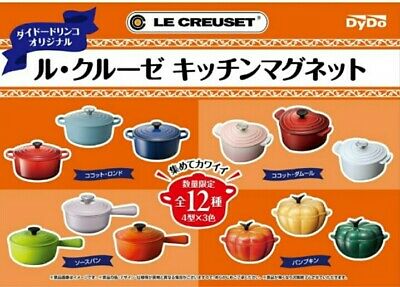 Japan Dydo Limited Le Creuset Magnet Part 1 12 Trading Figure Set