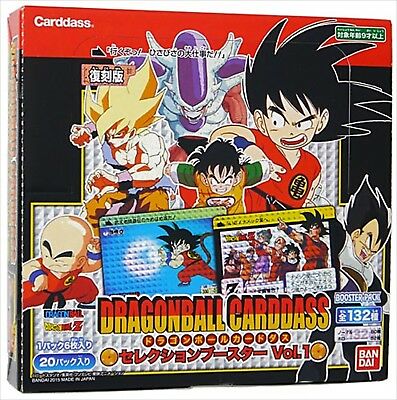 Bandai Dragon Ball Card Game Carddass Selection Booster Vol 1 Sealed Box