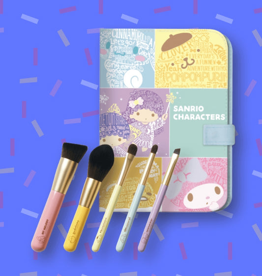 Sanrio Characters Family Mart Limited Make Up Brush Set