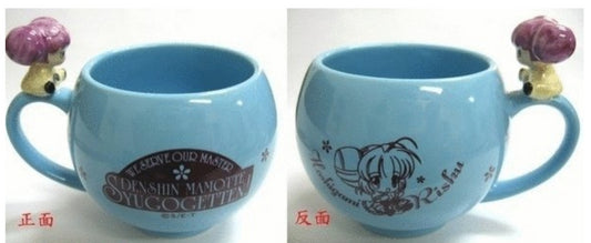 Japan Denshin Mamotte Shugogetten Rishu Mug Cup Figure