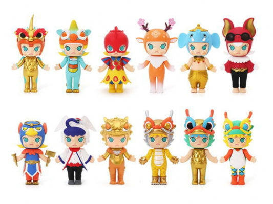 Kenny's Work x Pop Mart Kenny Wong Molly Palace Beast 12 Figure Set