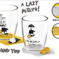 Sanrio Gudetama x Laimo Taiwan Watsons Limited 2 Glass Cup Coaster Set