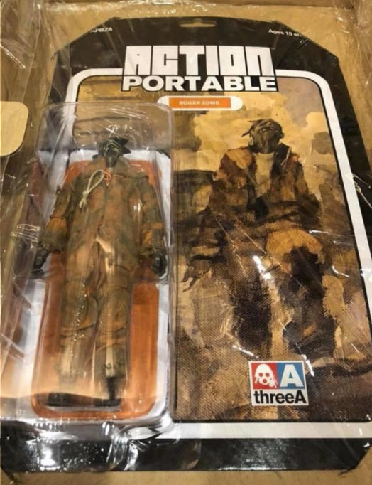ThreeA 3A Toys Ashley Wood Action Portable Adventure Bolier Zomb Yellow Ver 6" Action Figure