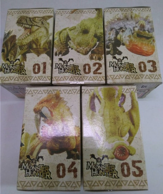 Banpresto Monster Hunter 3G Collection Figure Part 1 5 Trading Figure Set