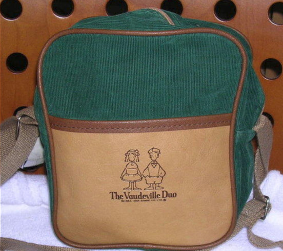 Sanrio The Vaudeville Duo Eddy & Emmy 6" Green Crossbody Bag
