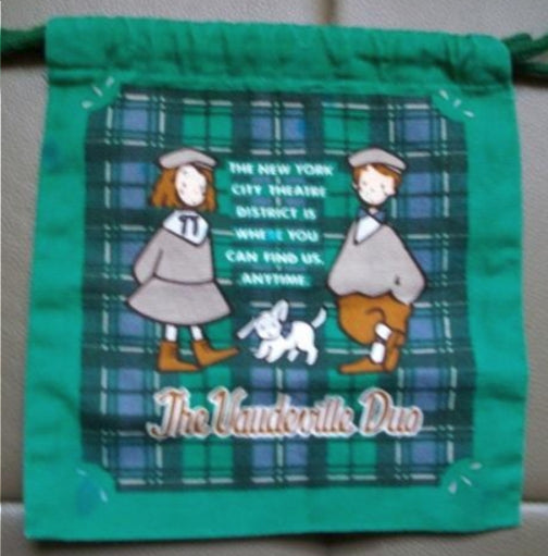 Sanrio The Vaudeville Duo Eddy & Emmy Green Mini Cotton Bag