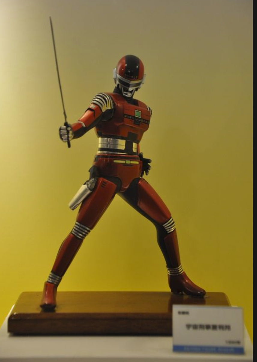 Kaiyodo Metal Hero Series Space Sheriff Sharivan Cold Cast Resin Model Kit Figure