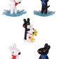 Takara Tomy Gaspard et Lisa Gashapon 5 Trading Figure Set