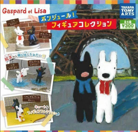 Takara Tomy Gaspard et Lisa Gashapon 5 Trading Figure Set