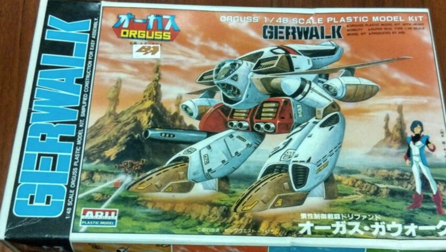 ARII 1/48 Super Dimension Century Orguss Gerwalk Plastic Model Kit Figure