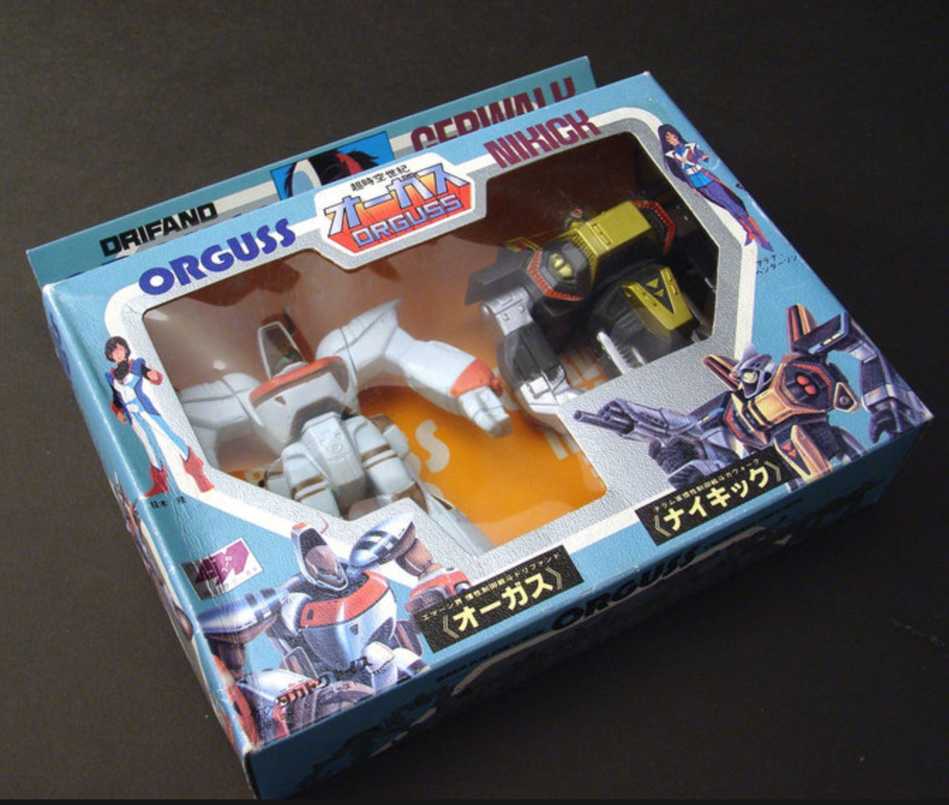 Takatoku Toys Super Dimension Century Orguss Orgroid Gerwalk Nikick 2 4" Trading Figure Used