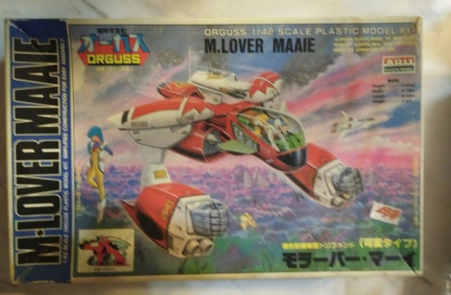 ARII 1/42 Super Dimension Century Orguss M.Lover Maaie Plastic Model Kit Figure