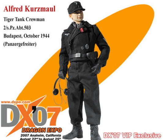 Dragon 2007 1/6 12" Expo DX'07 VIP Exclusive Alfred Kurzmaul Tiger Mask Crewman Action Figure