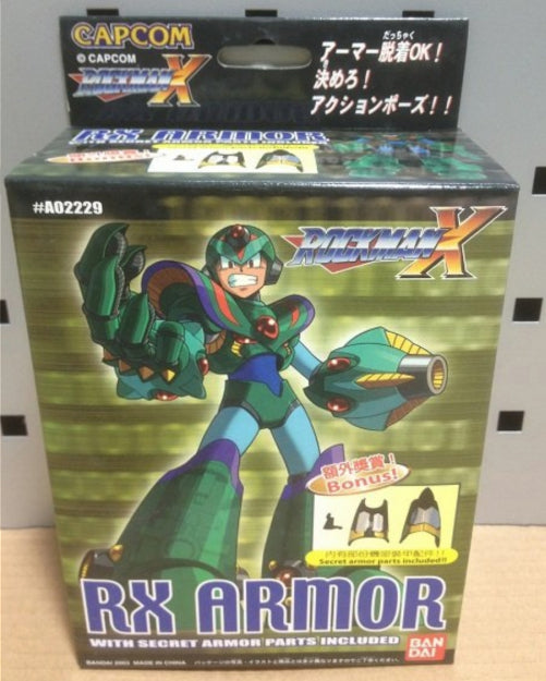 Bandai Capcom #A02229 Mega Man Rockman X RX Armor Model Kit Figure