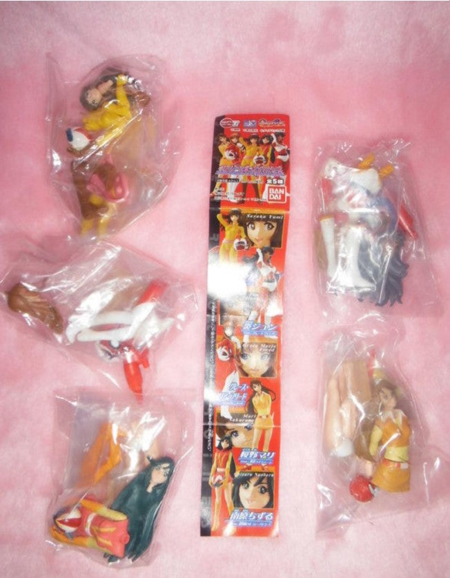 Bandai Super Robot Heroines Gashapon 5 Collection Figure Set