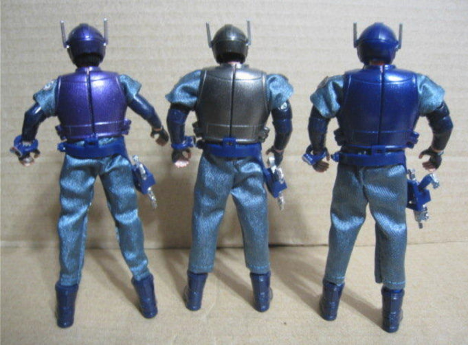 Bandai 1994 Metal Hero Series Blue Swat 3 Action Figure Used