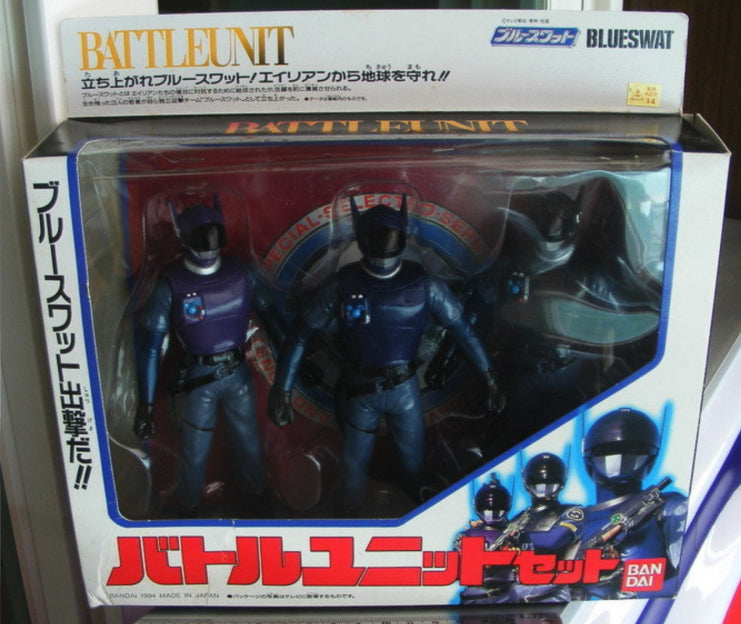 Bandai 1994 Metal Hero Series Blue Swat Battle Unit 3 Action Figure