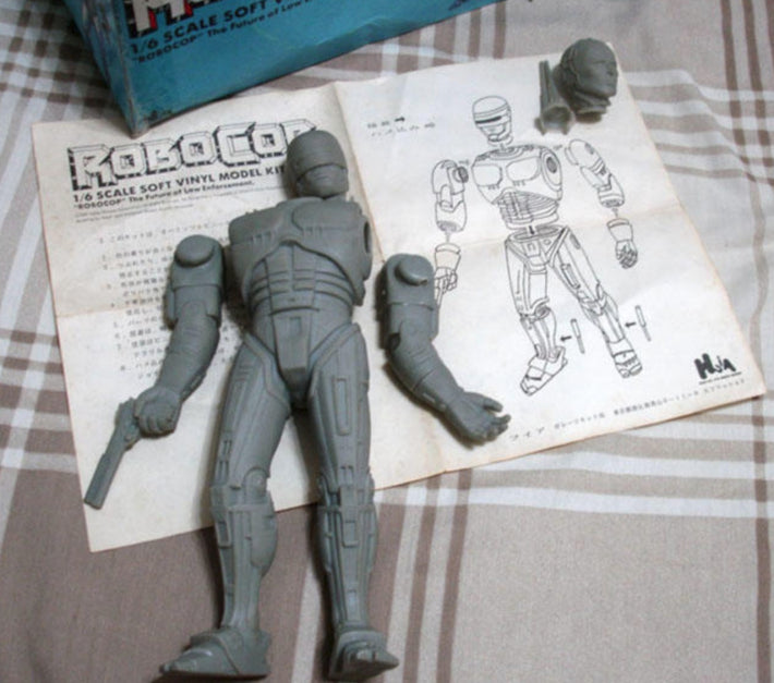 1/6 Robocop Soft Vinyl Cast Model Kit Figure Used