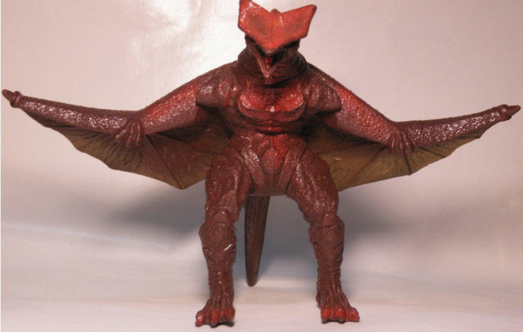 Bandai Godzilla Monster Kaiju Gyaos 11" Soft Vinyl Trading Collection Figure Used