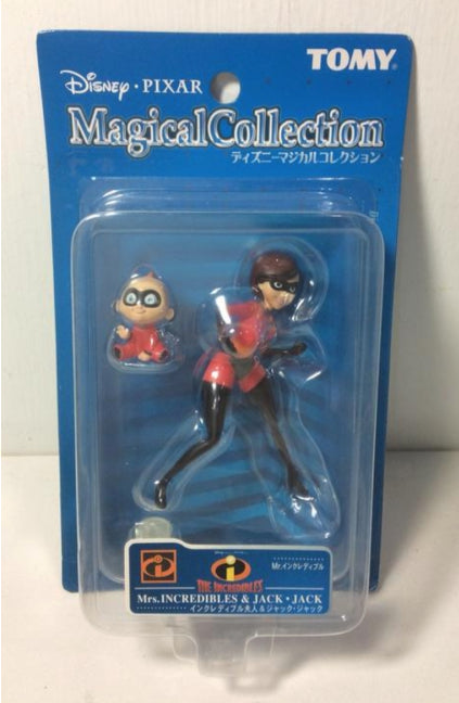 Tomy Disney Magical Collection 118 The Incredibles Mrs Incredibles & Jack Jack Trading Figure