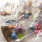 Pete Fowler World of Monsterism Gashapon 9 Monster Ring Random Color Figure Set