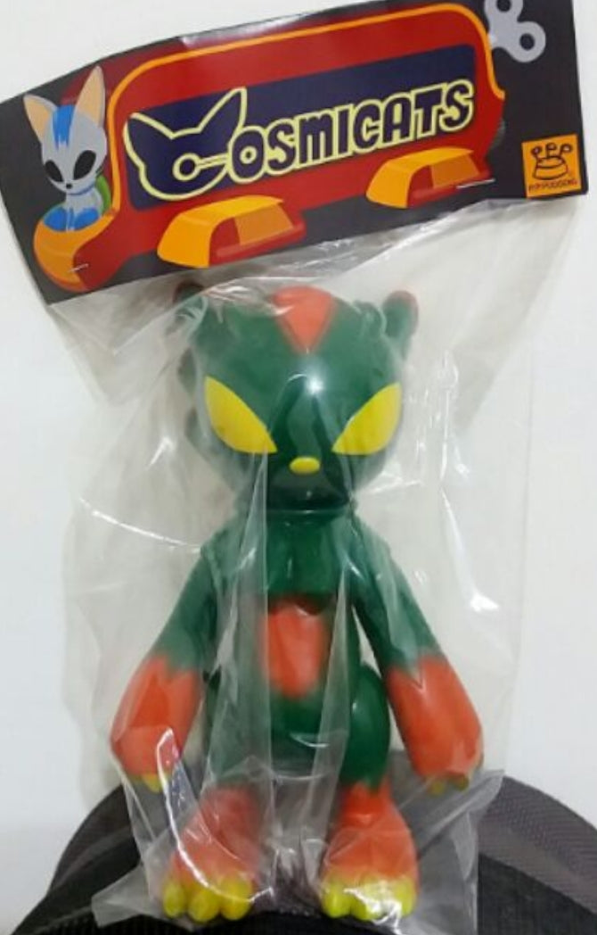 P.P.PUDDING 2010 Gen Kitajima Cosmicat Yulin Monster Green ver 5.5" Vinyl Figure