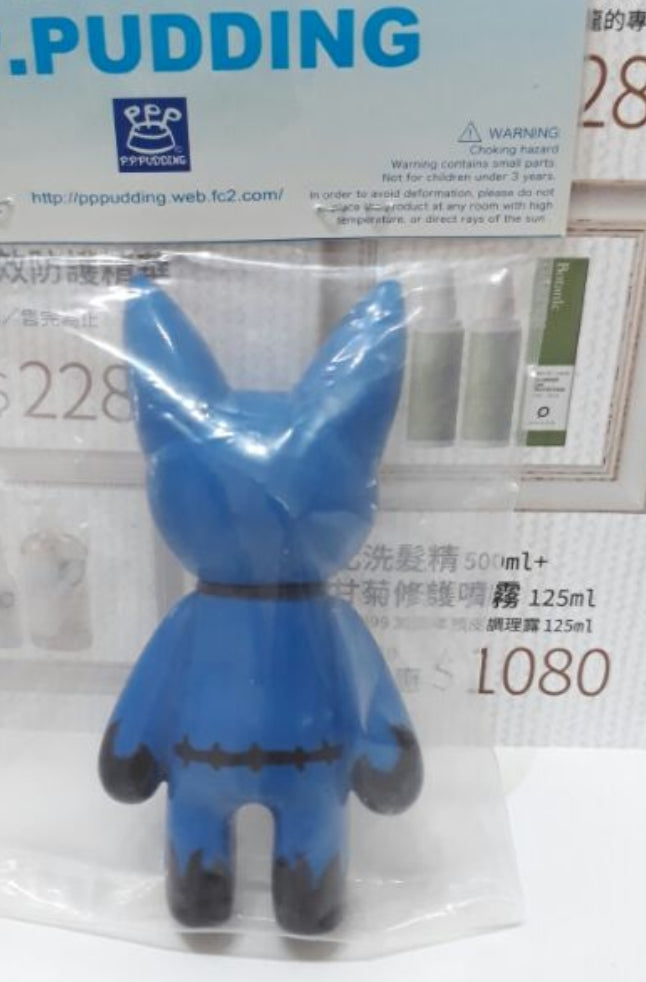 P.P.PUDDING Gen Kitajima Kinohel & Friends Koneko Blue Ver 3" Vinyl Figure