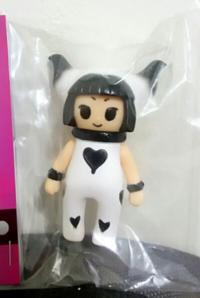 P.P.PUDDING Gen Kitajima The World of Saborima Black & White Ver 3" Vinyl Figure