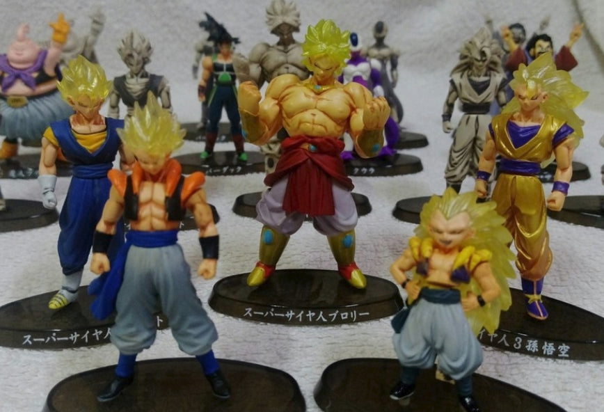 Bandai Dragon Ball Z Super Modeling Soul Of Hyper Figuration Part 5 9 Color 9 Monochrome 18 Trading Figure Set Used