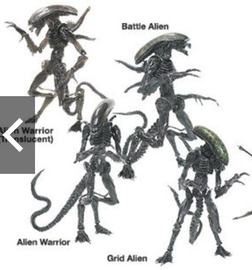 Hot Toys Alien vs Predator Toy Hunters Snap Kits 4 Alien Action Key Chain Figure