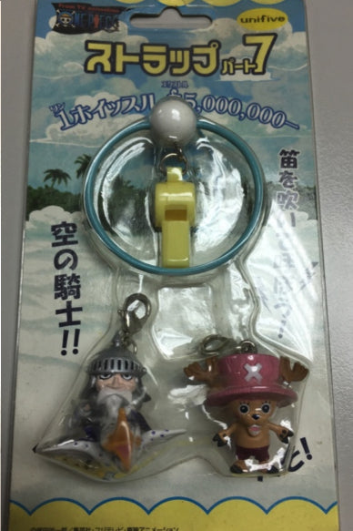 Unifive One Piece Mascot Collection Key Chain Holder Strap Tony Tony Chopper Figure