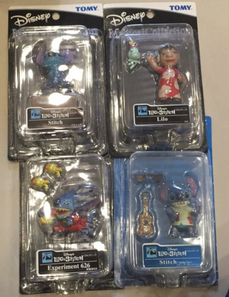Tomy Disney Magical Collection Lilo & Stitch 4 Trading Figure Set