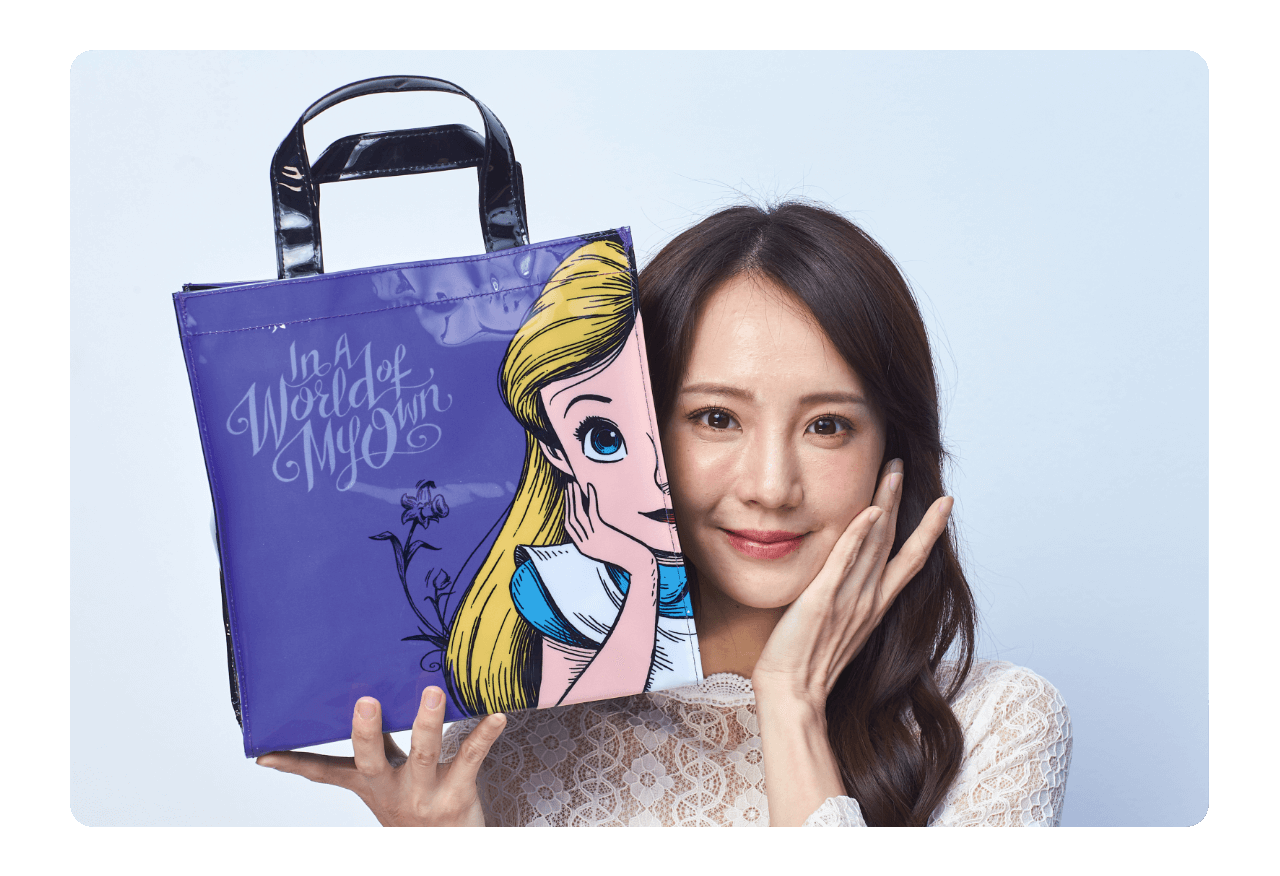 Disney Alice in Wonderland Taiwan 7-11 Limited 6.5L Plastic Bag