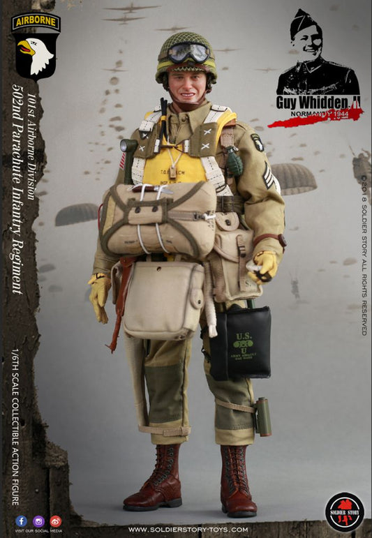 Soldier Story 1/6 12" SS110 Normandy 1944 502nd parachute Infantry Regiment 101st Airborne Division Guy Whidden II Action Figure