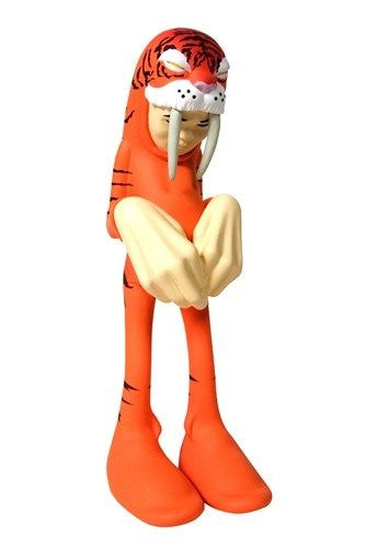 The Loyal Subjects 2010 Sam Flores Wyger Orange Ver 8" Vinyl Figure - Lavits Figure
 - 1