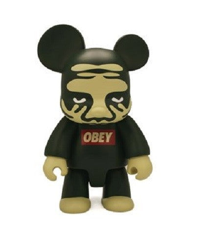 Toy2R 2006 Qee Shepard Fairey Obey Stealth Bomber Bear Ver 8" Vinyl Figure - Lavits Figure
 - 1