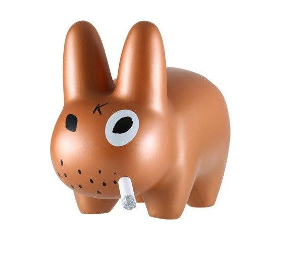 Kidrobot 2009 Frank Kozik Smorkin Labbit Bronze Ver 10" Vinyl Figure - Lavits Figure
