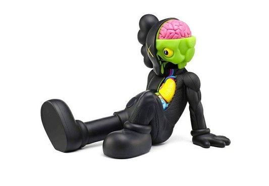 Medicom Toy 2013 KAWS Companion Resting Place Black Ver 9" Vinyl Figure - Lavits Figure
