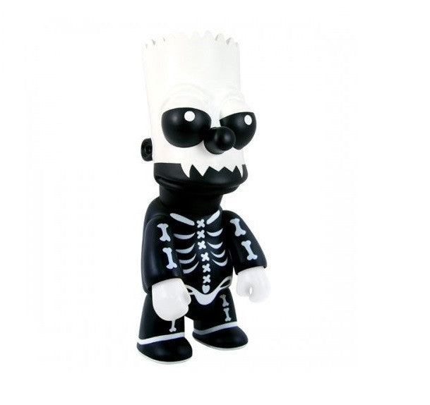 Toy2R 2007 Matt Groening Qee The Simpsons Mania Series Bart Bone Skeleton Toyer Ver 10" Vinyl Figure - Lavits Figure
