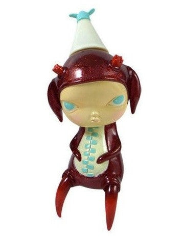 Kathie Olivas 2013 Tomenosuke Circus Posterus Yowohei Kaneko Mirock Toy Calliope Jackalope Wicked Clear Red Ver 7.5" Vinyl Figure - Lavits Figure
 - 1